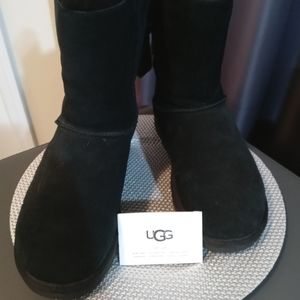 UGG Black suede boots, size 7